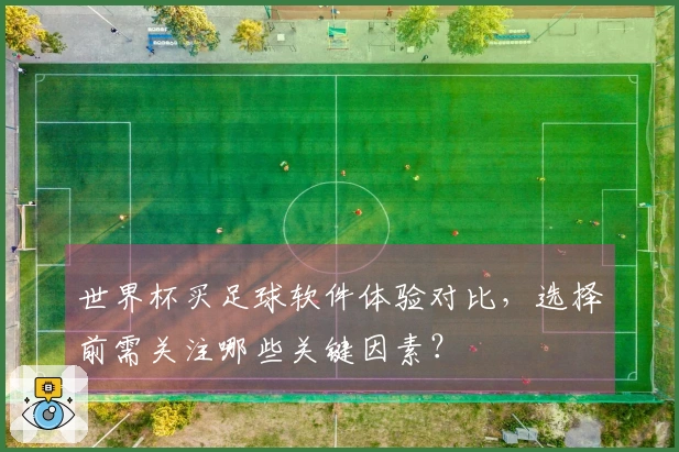 世界杯买足球软件体验对比,选择前需关注哪些关键因素?